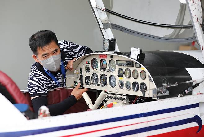 김대형 하늘누리 경량비행교육원 대표 [사진/진성철 기자]