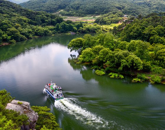 충북 괴산 산막이옛길 풍경. [중앙포토]