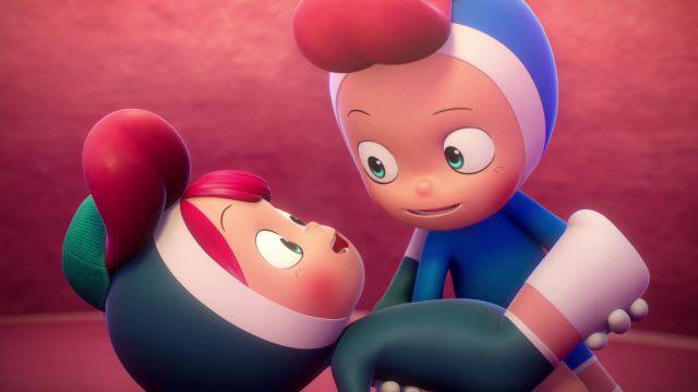 탱고를 추고 있는 유미와 바비의 혀 세포. 티빙 제공