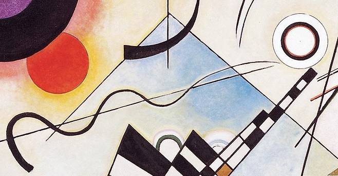 바실리 칸딘스키, 구성 8(일부 확대), 1923