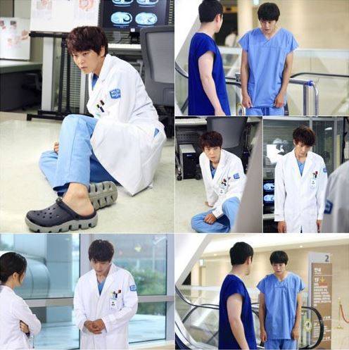 지난 2013년 방영한 드라마 '굿닥터'의 한 장면. 이 드라마 주인공인 김시온(주원)은 자폐 3급에 서번트 증후군이 있지만, 천재적인 암기력과 공감각 능력으로 소아과 의사가 된다./조선DB