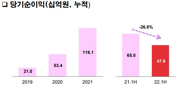 BNK투자증권 순익 추이. /그래프=BNK금융지주