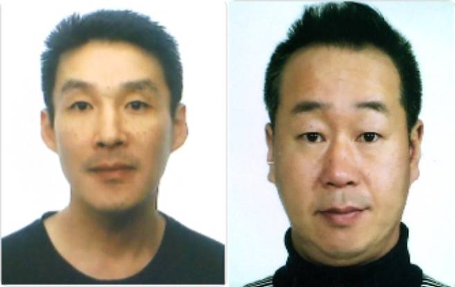 백광석(사진 왼쪽)과 김시남. 제주경찰청 제공