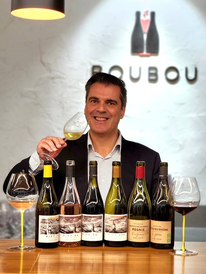 한국을 찾은 메종 장 로롱 수출매니저&nbsp;장 프랑수아 샤보