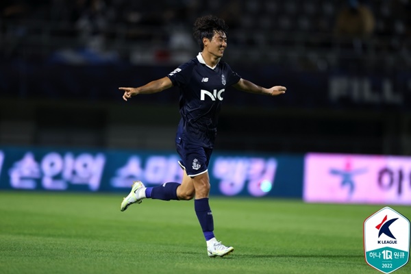 김정환이 시즌 2호골을 넣으며 팀 승리에 힘을 줬다. 사진=한국프로축구연맹 제공