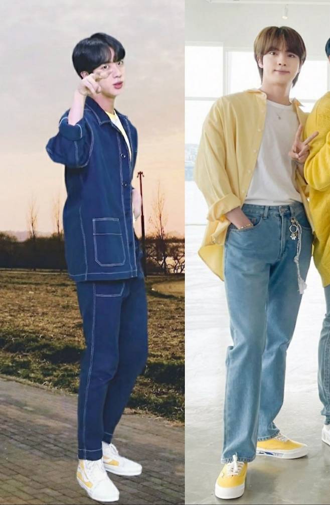 방탄소년단 진, '스니커즈 광고에 잘 어울리는 아이돌' 1위