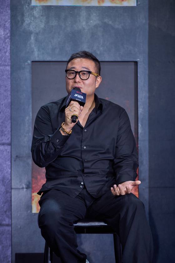 5일 공개되는 배우 주원 주연의 넷플릭스 오리지널 영화 '카터(정병길 감독)' 제작보고회가 2일 서울 JW 메리어트 동대문 LL층 그랜드볼룸에서 열렸다. 〈사진=넷플릭스〉