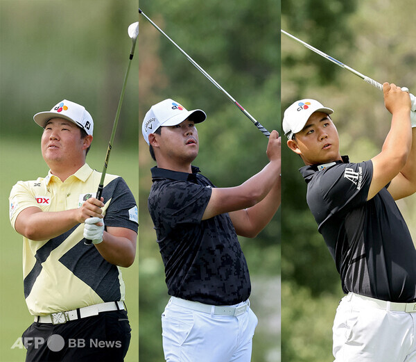 2022년 미국프로골프(PGA) 투어 윈덤 챔피언십에 출전하는 임성재, 김시우, 김주형 프로. 사진제공=ⓒAFPBBNews = News1