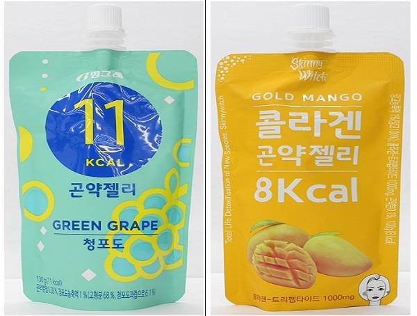 곤약젤리를 살 때는 곤약 함량을 확인한 후 제품을 구매해야 한다./사진=식품의약품안전처