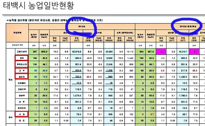 2022년 농산물 가공상품 시장조사 및 상품기획 연구용역 최종보고서 [태백시 제공.재판매 및 DB 금지]