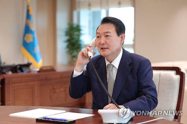 尹대통령, 방한한 펠로시 의장과 오후 전화통화 예정 [대통령실 제공, 재판매 및 DB 금지]