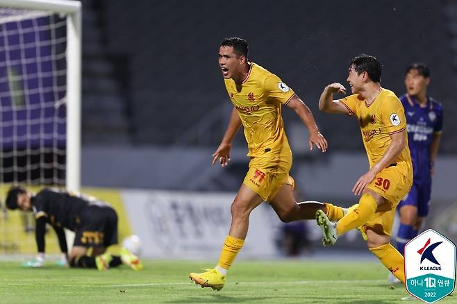 광주FC의 산드로. (한국프로축구연맹 제공) ⓒ 뉴스1