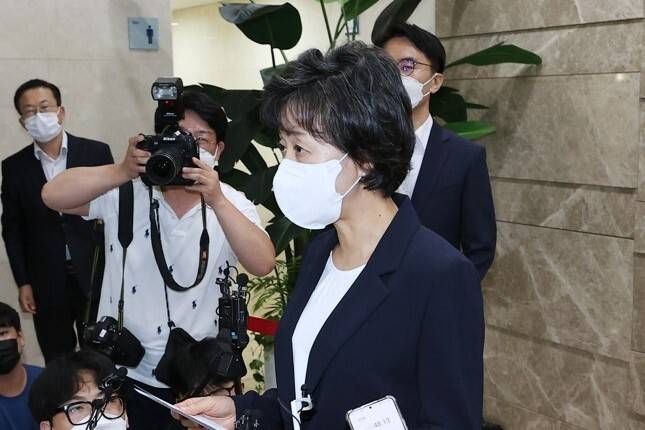 사퇴 의사 밝히는 박순애 사회부총리 / 사진 = 연합뉴스