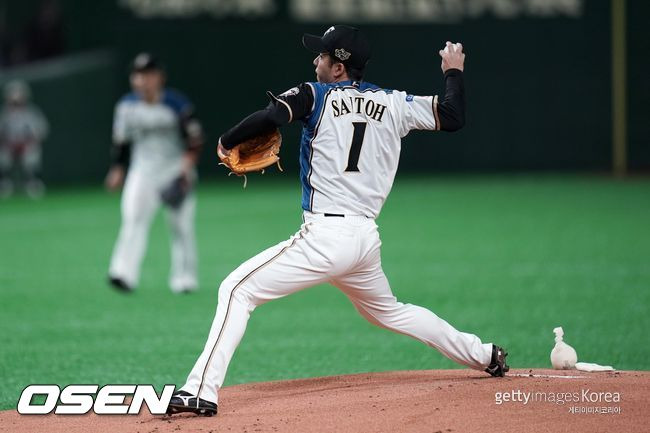 [사진] 니혼햄 파이터스 시절 사이토 유키. ⓒGettyimages(무단전재 및 재배포 금지)