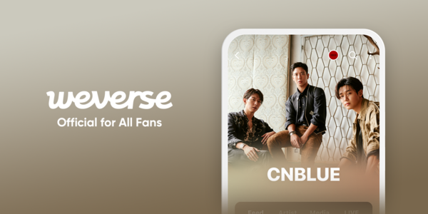 ▲ 씨엔블루가 위버스에 합류했다. 제공|FNC엔터테인먼트