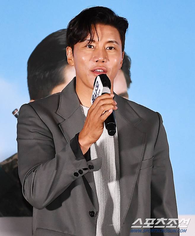 영화 육사오 언론시사회가 10일 서울 용산구 한강로동 CGV용산아이파크몰에서 열렸다. 배우 음문석이 인터뷰를 하고 있다. 용산=박재만 기자 pjm@sportschosun.com/2022.08.10/