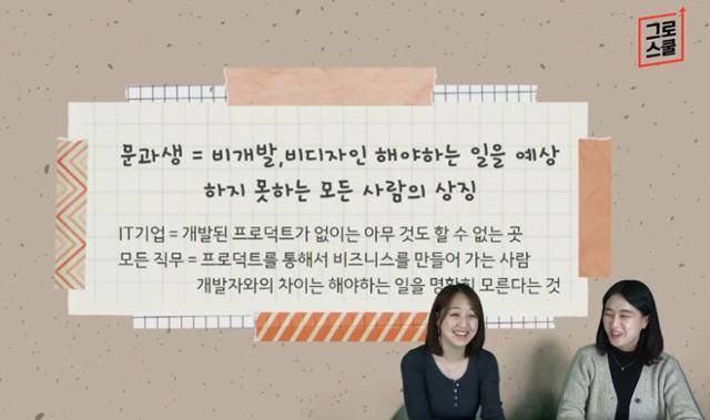 비전공자의 IT 업계 PM 취업에 대해 컨설팅하고 있는 미준씨. 본인의 유튜브 채널에서 IT기업 취업준비생들의 포트폴리오를 봐 주거나 고민을 상담해주기도 한다. '도그냥TV' 캡처