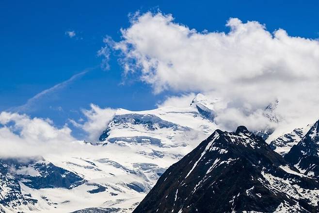 알프스산맥 빙하 / 사진 = 연합뉴스