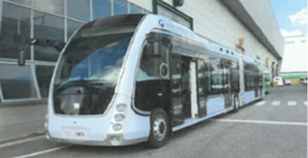 Super-BRT 태그리스를 시범 운영할 B0 도심 내부순환 버스.