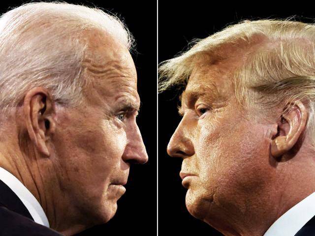 조 바이든(왼쪽) 미국 대통령과 도널드 트럼프 전 미국 대통령. AFP 연합뉴스