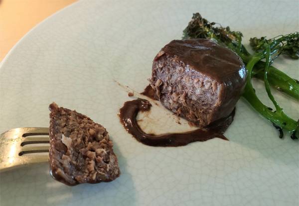 포리스트 키친 흑마늘 대체육함박스테이크.