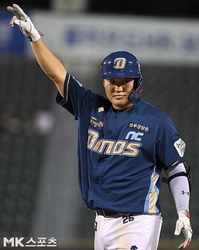 박대온은 2타점 적시타로 팀 승리에 톡톡히 공헌했다. 사진(서울 잠실)=천정환 기자