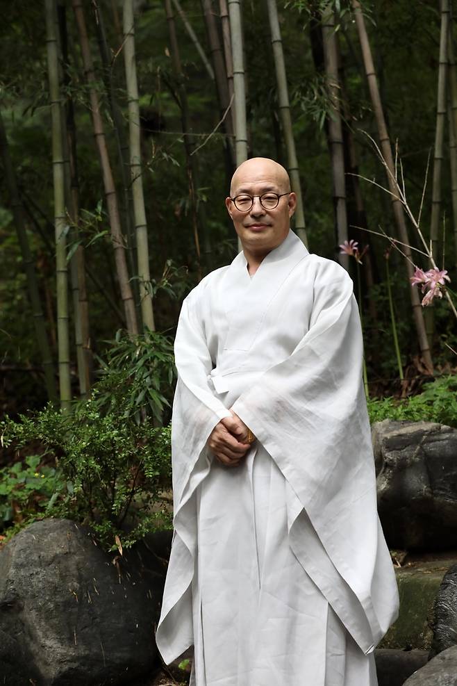 조계종 제37대 총무원장 선거에 단독 입후보한 진우스님