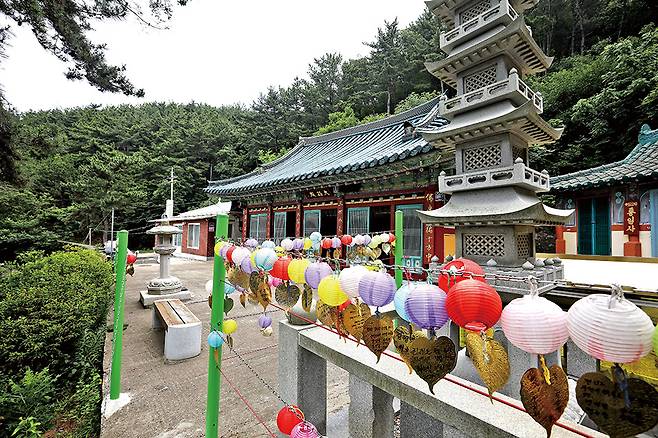 6.25에서 전사한 남편을 위해 비구니가 된 아내가 세운 절, 통일사.