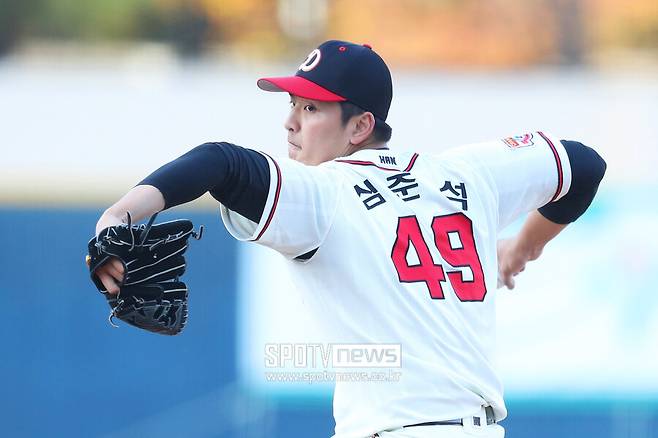 ▲ 덕수고 3학년 우완투수 심준석. ⓒ곽혜미 기자