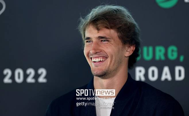 ▲ 독일 함부르크에서 열린 남자 테니스 국가대항전 데이비스컵 기자회견에 나타난 알렉산더 즈베레프