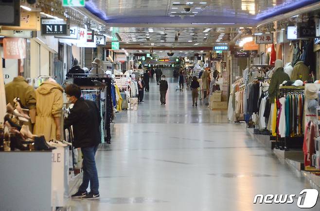 강원 춘천시 지하상가 일대/News1 DB