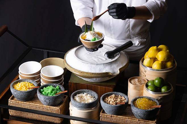 그랜드 하얏트 서울 '갤러리'의 '센트 오브 아시아' 중 '아이스크림 트롤리' *재판매 및 DB 금지