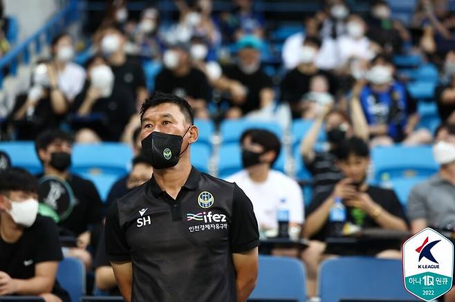 ▲ 조성환 인천 유나이티드 감독. ⓒ한국프로축구연맹