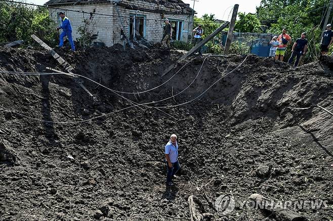 러시아의 폭격으로 폐허가 된 우크라이나 [로이터 연합뉴스 자료 사진. 재판매 및 DB 금지]