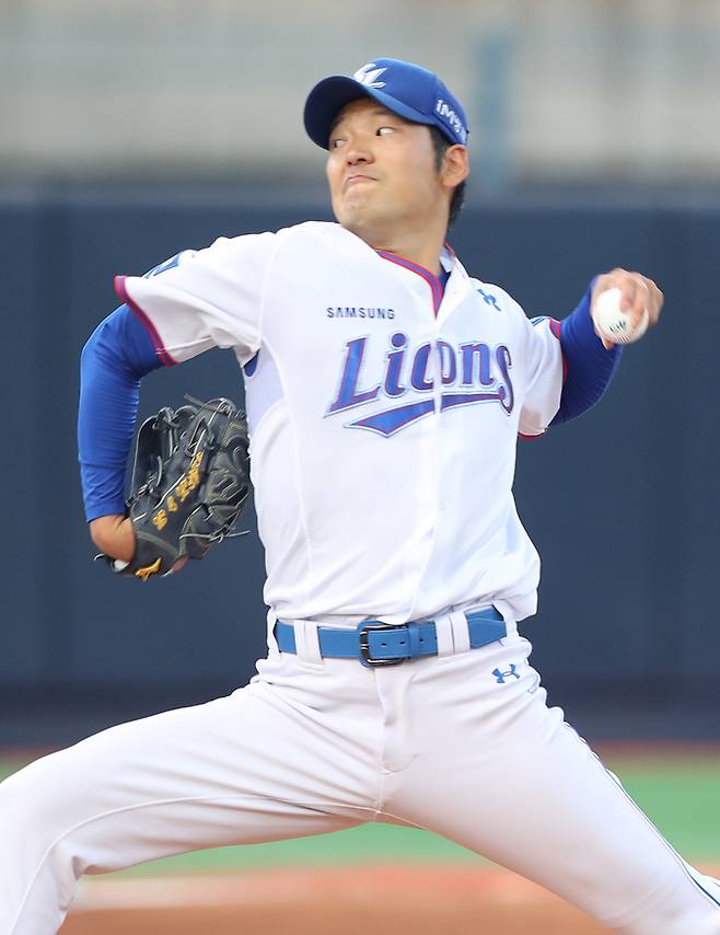 삼성 백정현. 연합뉴스