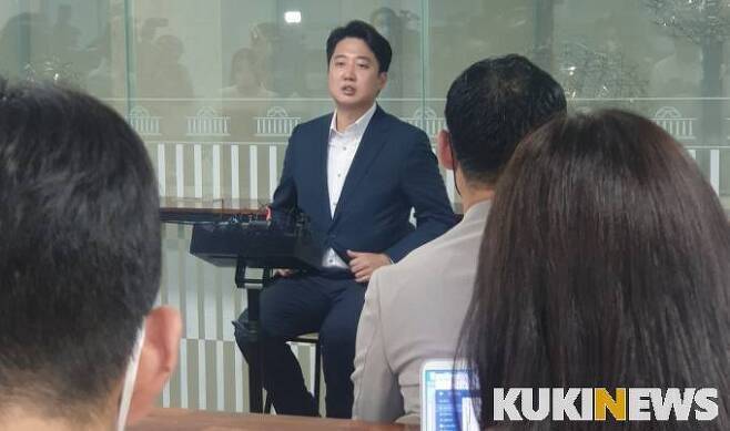 이준석 국민의힘 대표. &nbsp; 사진=윤상호 기자&nbsp;