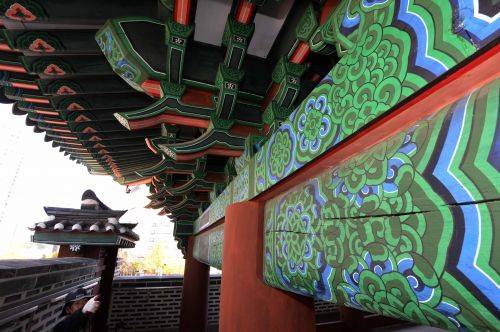 2014년 숭례문 단청 칠이 벗겨진 모습. 국민일보DB