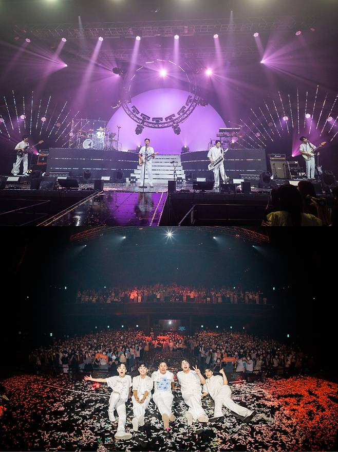 밴드 데이브레이크가 지난 15일부터 16일까지 브랜드 여름 공연 ‘SUMMER MADNESS 2022 : SPARK’를 개최한다. | MPMG 뮤직 제공