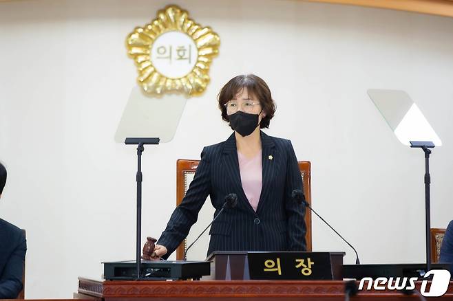 김제시의회가 17일 제261회 임시회 열고 25일까지 회기에 들어갔다.(사진 김제시의회 제공) ⓒ News1 김재수 기자