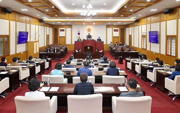 대구시의회 임시회 본회의 전경 [사진=대구시의회 ]