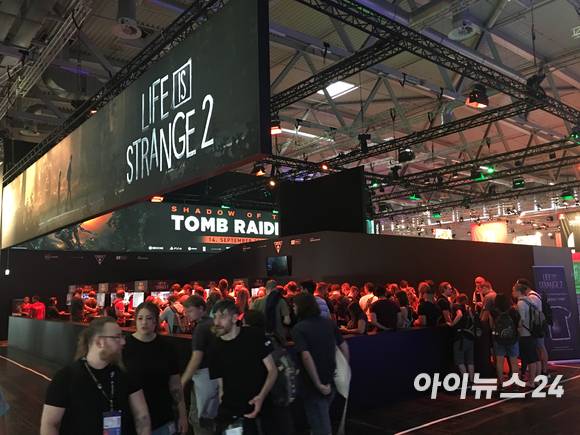 2018년 당시 게임스컴.