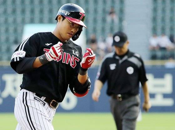 LG 트윈스 1루수 채은성. 뉴스1