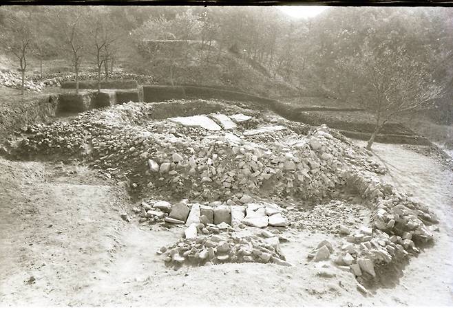 [대구=뉴시스] 고여정 기자 = 대구시 북구 구암동고분군 제56호분의 모습. 2022.08.17 (사진 제공=대구시 북구) ruding@newsis.com  *재판매 및 DB 금지