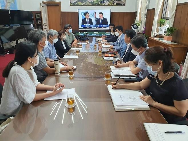 충북 환경단체, 도지사에 탄소중립 목표 달성 위한 정책 제안 [청주충북환경운동연합 제공]