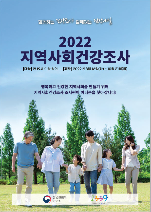 ▲ ‘2022 지역사회건강조사’ 포스터 ⓒ창원보건소