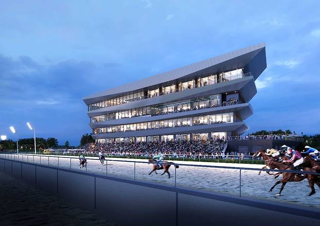 영천경마공원 관람대 투시도