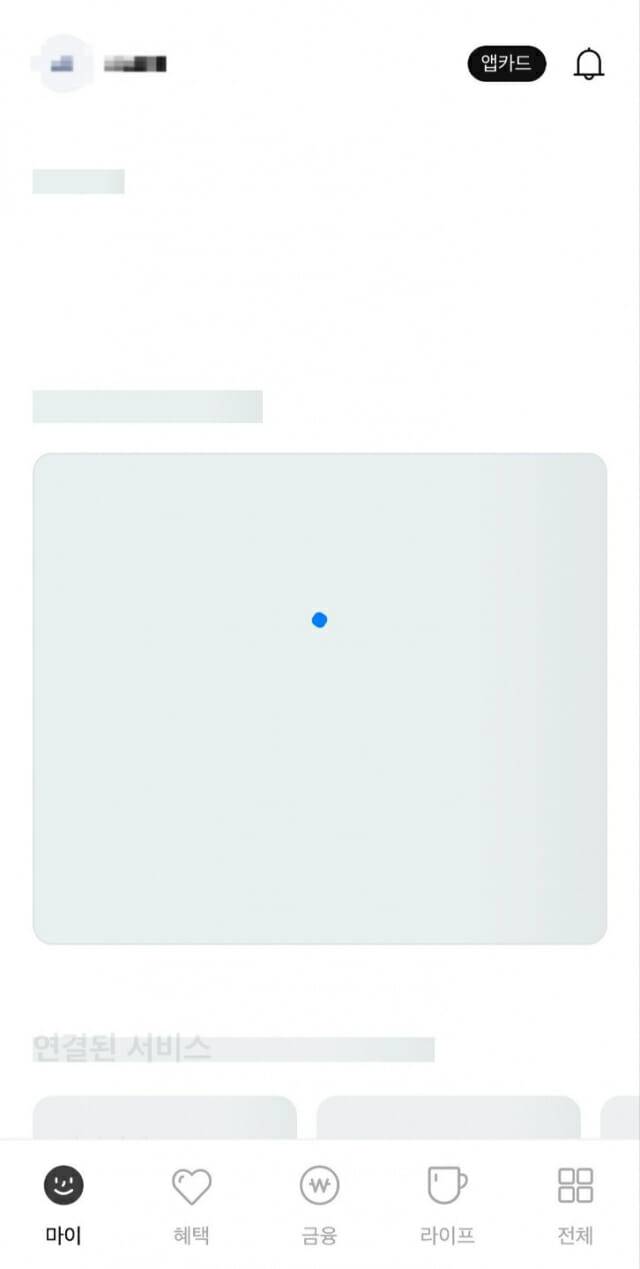 삼성카드 앱 화면. (사진=독자제공)