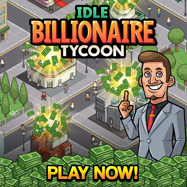 플레이하드, 모바일게임 ‘억만장자 키우기’.&nbsp; &nbsp;플레이위드