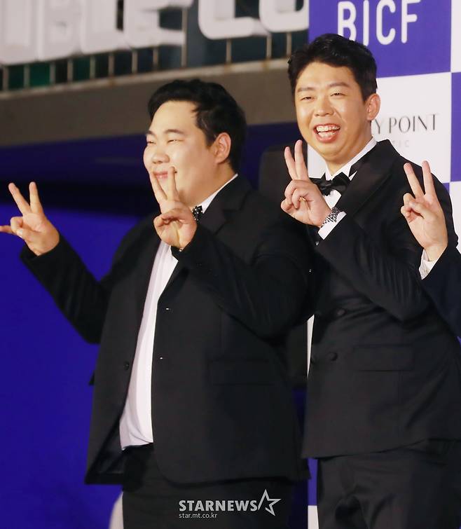 박진호-정진하 '오늘의 킥서비스'[★포토]