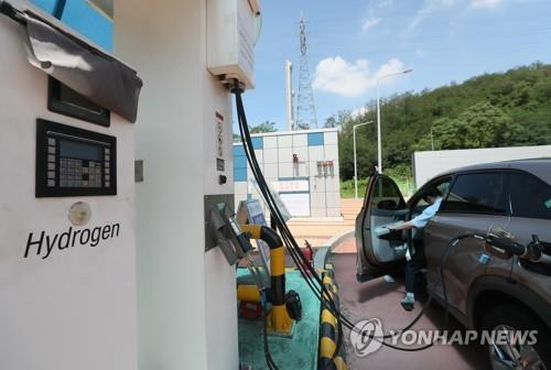 수소차 충전소 [연합뉴스 자료사진]